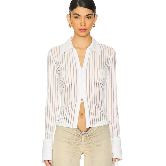 I.AM.GIA Jane Top In White NEW